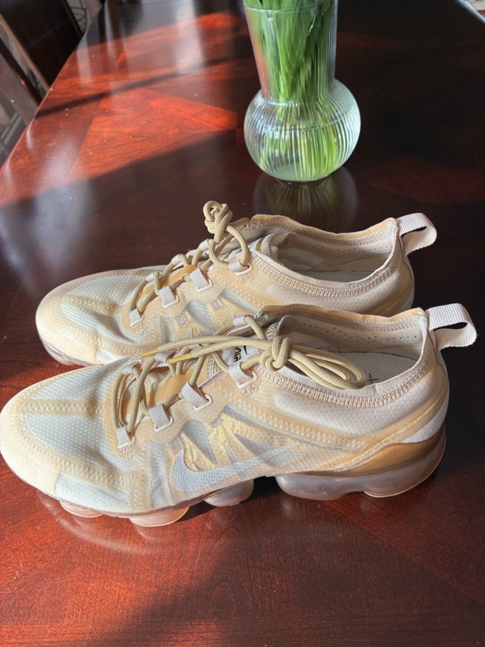 Nike Air VaporMax 2019 Sneakers Cream Light Bone with White Details